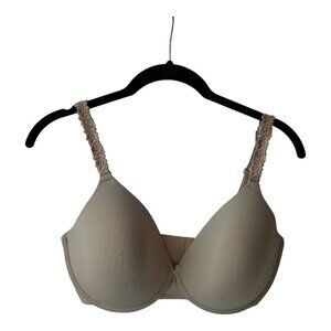 Natori Pure Luxe Beige Underwire T-Shirt Bra SZ‎ 32 G
